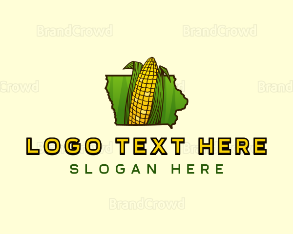 Iowa Corn Farm Logo