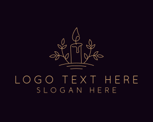 Interior Designer - Candle Leaf Decor logo design
