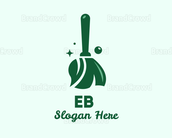 Natural Green Broom Logo