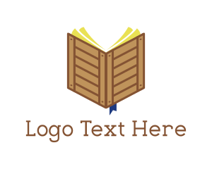 Bookstore - Crate Book logo design