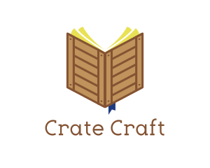 Crate - Crate Book logo design