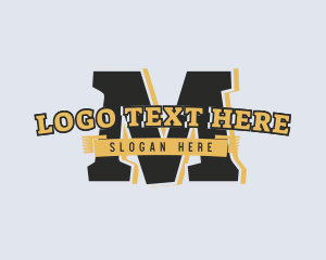 Athletic - Varsity Sport League logo design