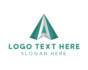 App - Diamond Firm Letter A logo design