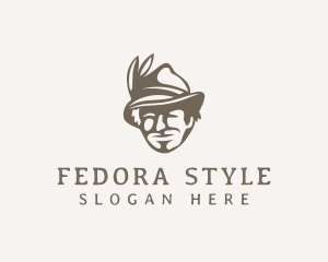 Fedora - Fedora Hat Man logo design