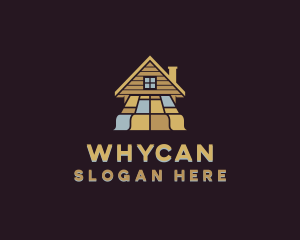 Builder - Wooden House Floor logo design