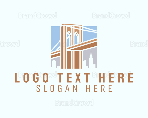 Brooklyn Bridge Landmark Logo