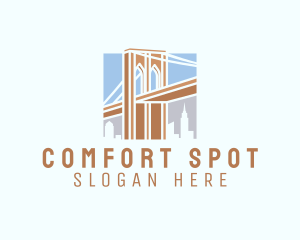 Brooklyn Bridge Landmark logo design