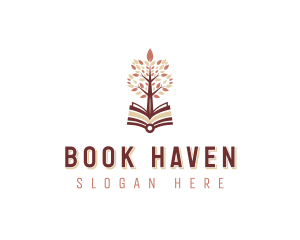 Bookstore - Bookstore Tree Author logo design