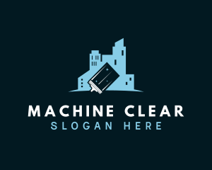 Clean Building Squeegee Logo