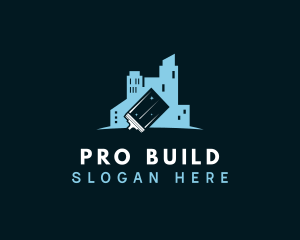 Clean Building Squeegee logo design