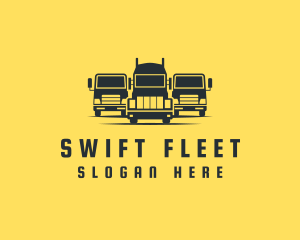 Fleet - Fleet Freight Truck logo design