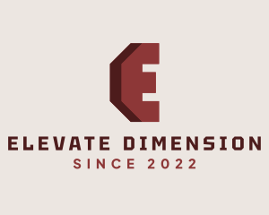 Professional Geometric Letter E logo design