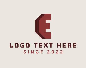 Real Estate - Professional Geometric Letter E logo design