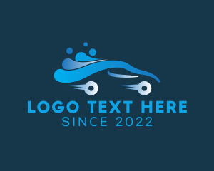 Auto - Car Splash Cleaning logo design