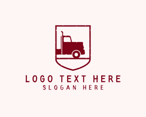 Farm Trucking Transport Logo
