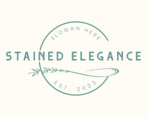 Elegant Spa Leaf logo design