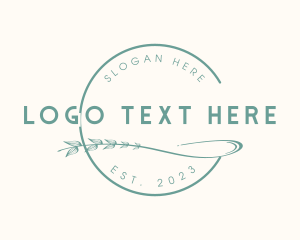 Fragrance - Elegant Spa Leaf logo design
