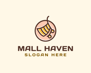 Shopping Cart Grocery logo design