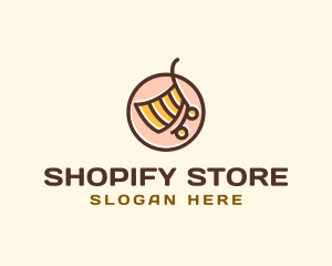 Shopping Cart Grocery logo design