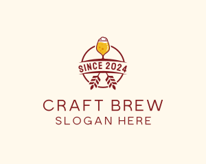Brewer - Beer Bar Malt Beverage logo design