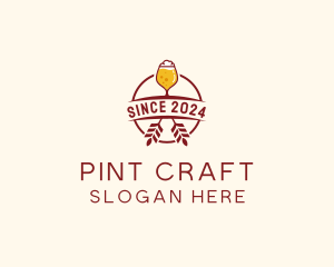 Pint - Beer Bar Malt Beverage logo design
