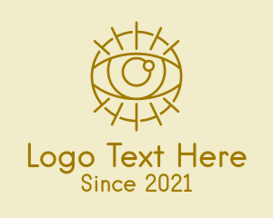 Horoscope - Psychic Gold Eye logo design