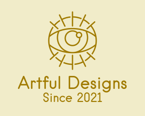 Psychic Gold Eye  logo design