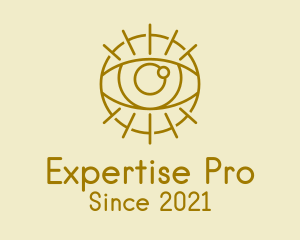 Psychic Gold Eye  logo design