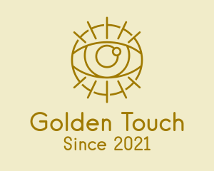 Gold - Psychic Gold Eye logo design