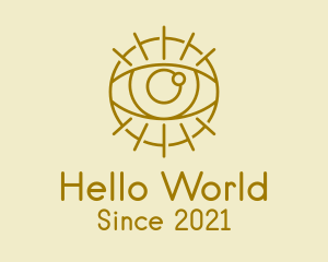 Psychic Gold Eye  logo design