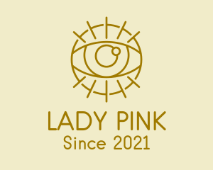 Evil - Psychic Gold Eye logo design