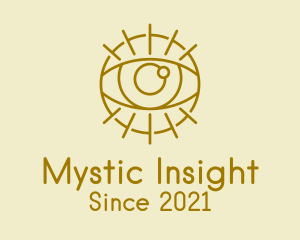 Psychic Gold Eye  logo design