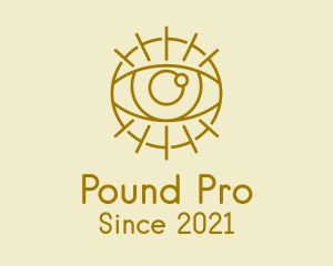 Psychic Gold Eye  logo design