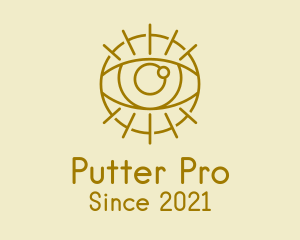 Psychic Gold Eye  logo design