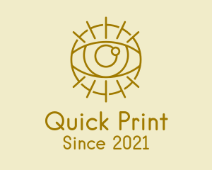 Psychic Gold Eye  logo design