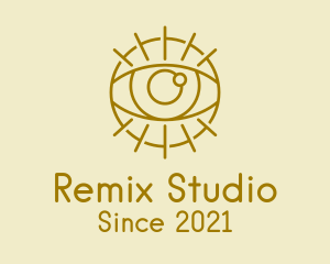 Psychic Gold Eye  logo design