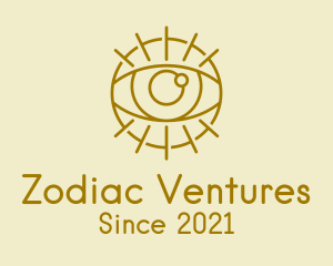 Zodiac - Psychic Gold Eye logo design