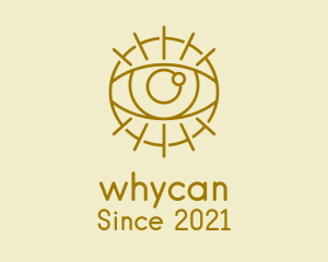 Astrology - Psychic Gold Eye logo design