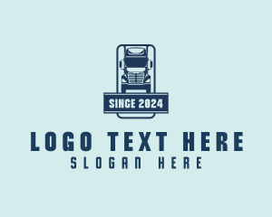 Truck - Freight Logistics Truck logo design