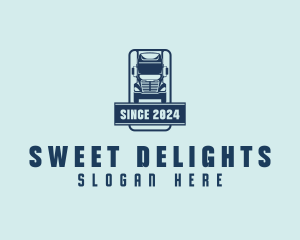 Truckload - Freight Logistics Truck logo design