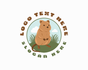 Quokka - Quokka Wildlife Zoo logo design