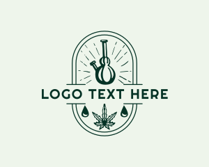 Hash - Cannabis Leaf Extract logo design