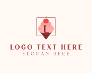 Dessert Bar - Ice Cream Dessert logo design