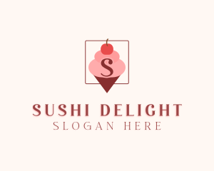 Ice Cream Dessert logo design