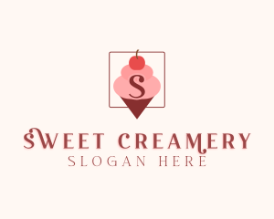 Ice Cream Dessert logo design