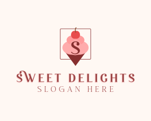 Ice Cream Dessert logo design