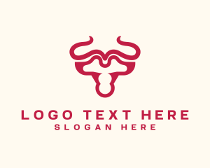 Farm - Wild Bull Horn logo design