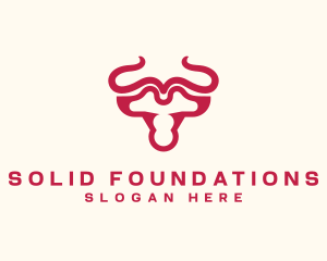 Buffalo - Wild Bull Horn logo design