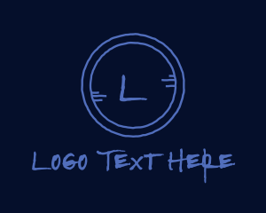 Doodle - Creative Handdrawn Circle logo design