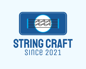 String - Beach Guitar Strings logo design